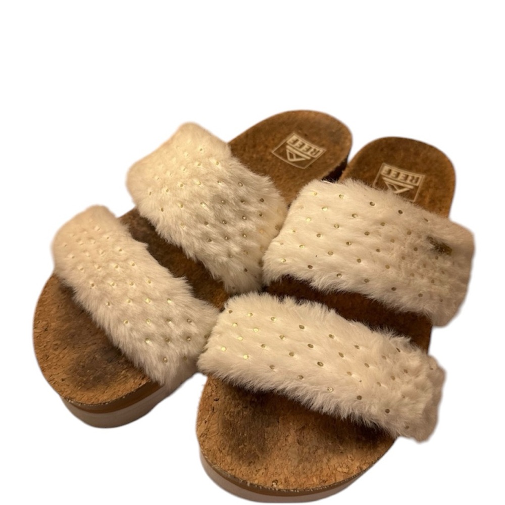 Reef Fuzzy Sandals Cream
